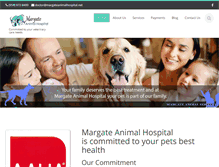 Tablet Screenshot of margateanimalhospital.com